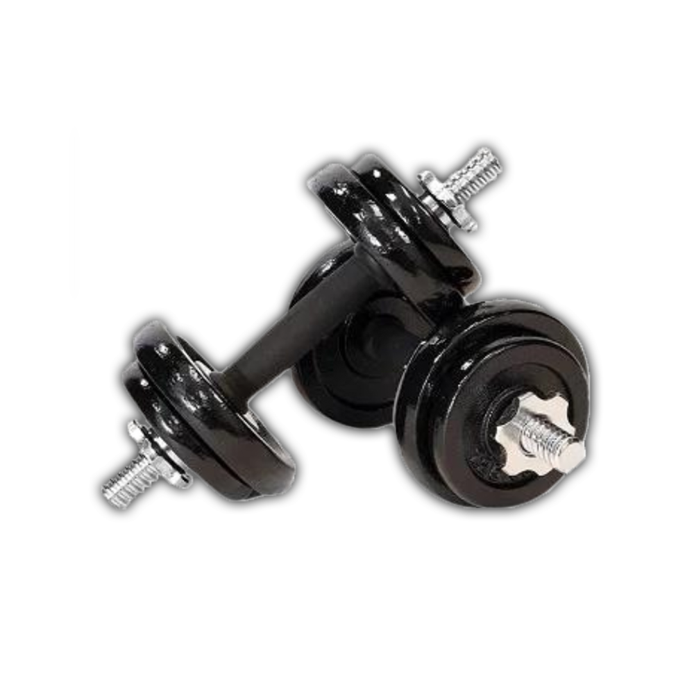 XXL Nutrition Dumbbell Set 20kg with case