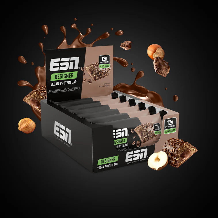 ESN Designer Vegan Protein Bar Box 12x55g