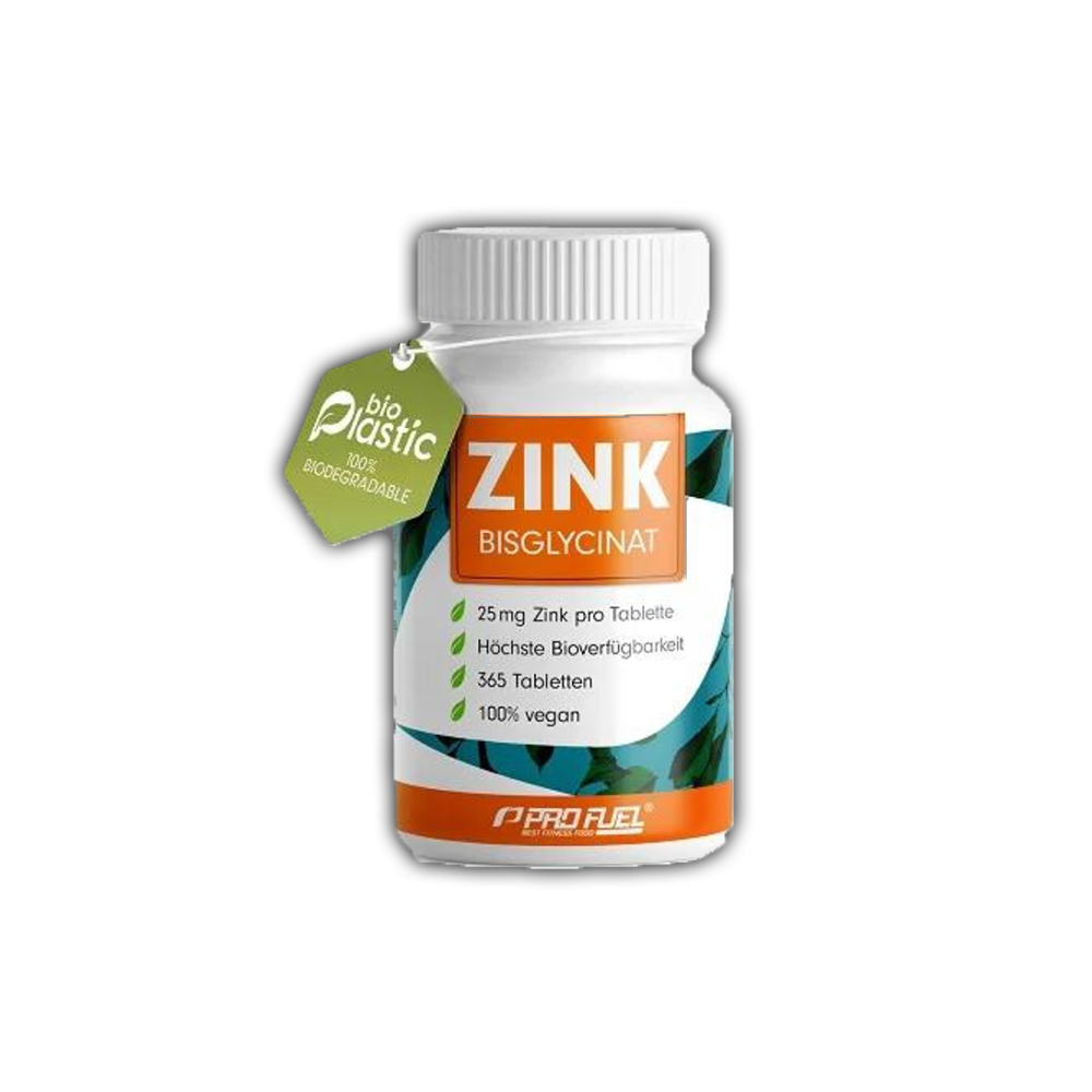 ProFuel Zink Bisclycinat hochdosiert 365 Tabletten